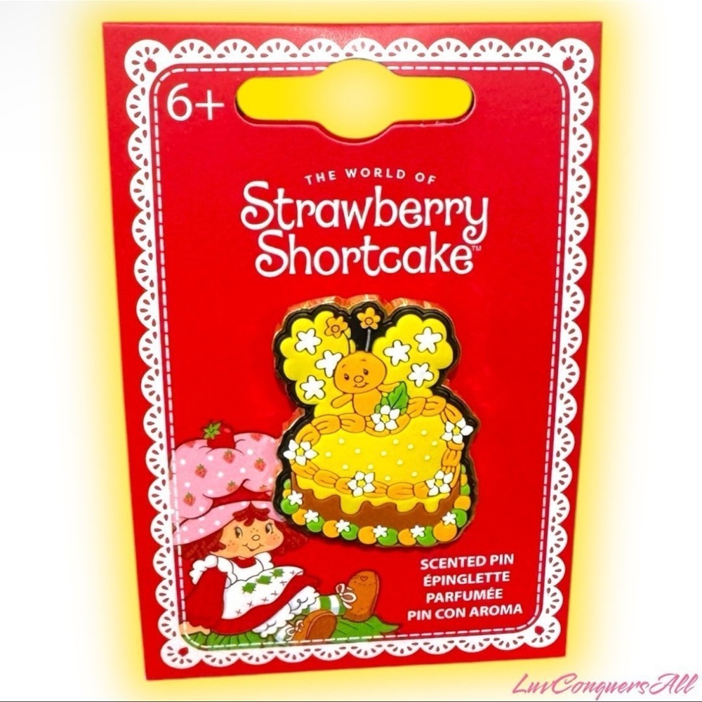 Strawberry Shortcake Orange Blossom Marmalade Scented Enamel Pin